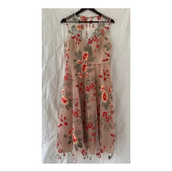 Embroidered Flower Dress - Picture 1 of 2
